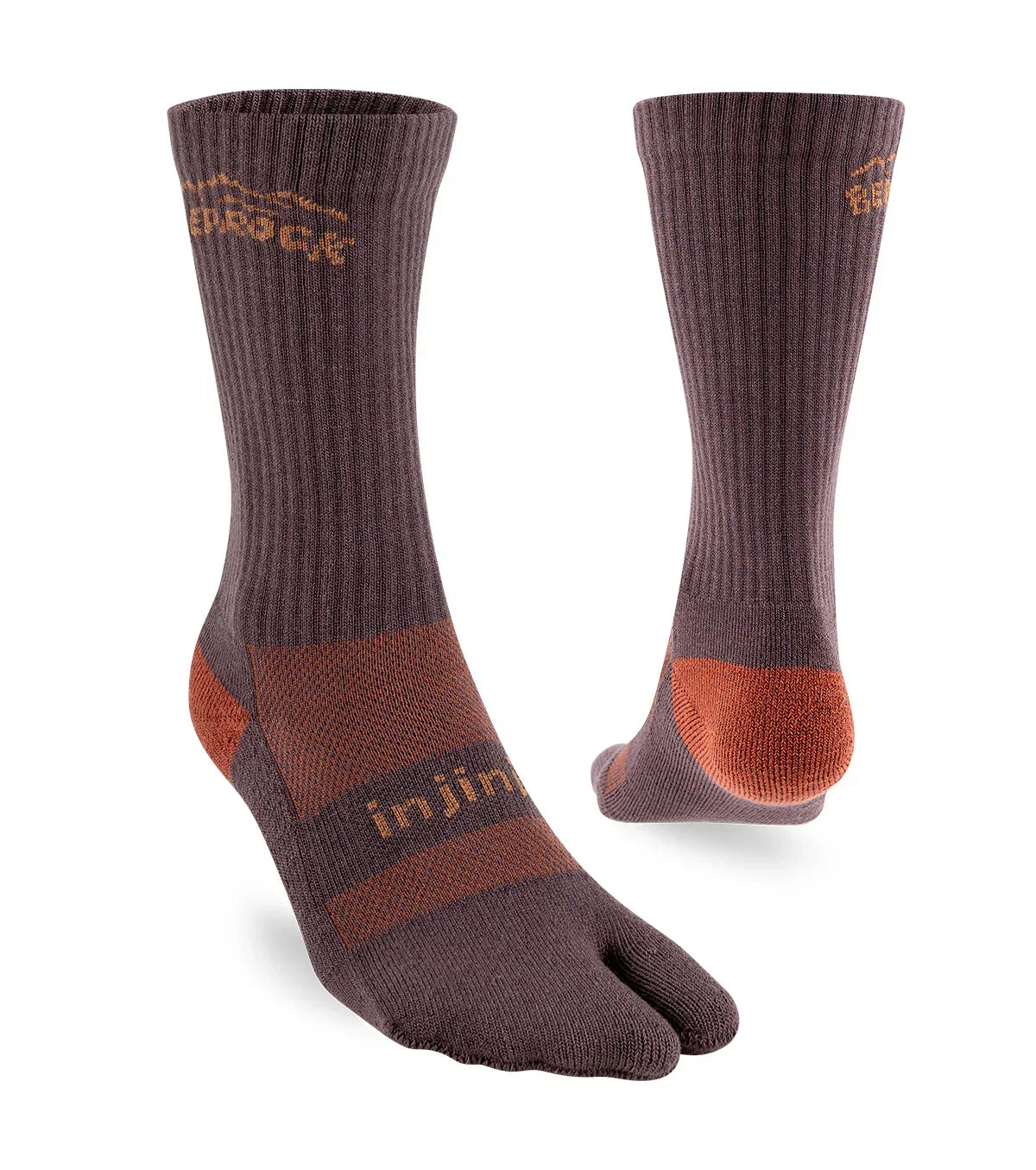 Crew Performance Split-Toe Socks (Dusty Plum)