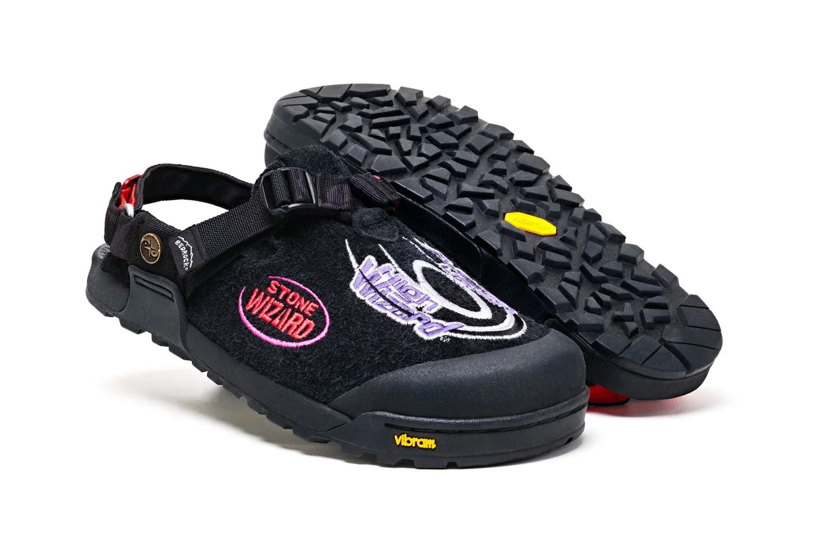 Stone Wizard Mountain Clog - Leather Suede (Phantom Black)